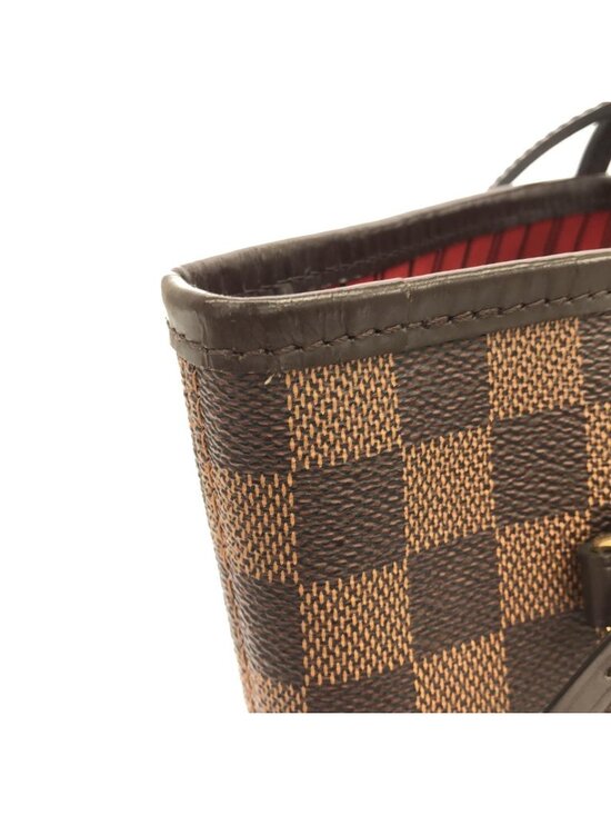Louis Vuitton Neverfull MM Shoulder Tote in Damier Ebene  Louis Vuitton Damier Neverfull MM